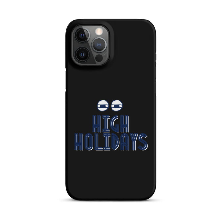 High Holidays Jewish pride snap phone case for iPhone 12 Pro Max, matte finish - front view