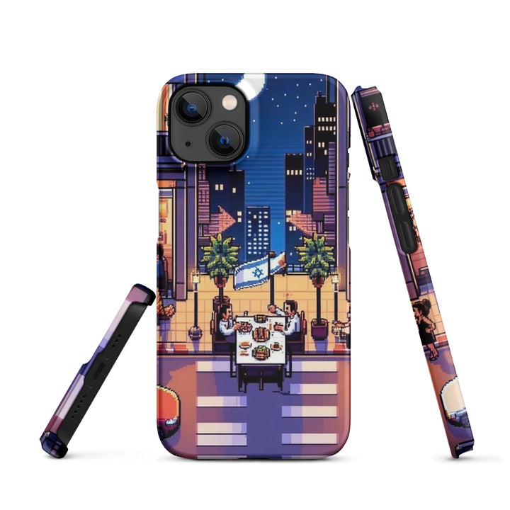 Snap Case for iPhone® | TLV Nightlife 16 Bit