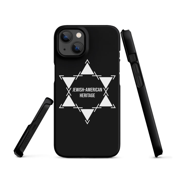 Jewish American Heritage Jewish pride snap case for iphone® in Matte - lifestyle shot