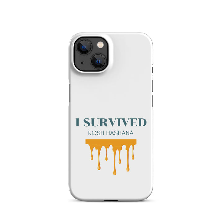 I Survived Rosh HaShana Jewish pride snap case for iphone® in Matte - detail view