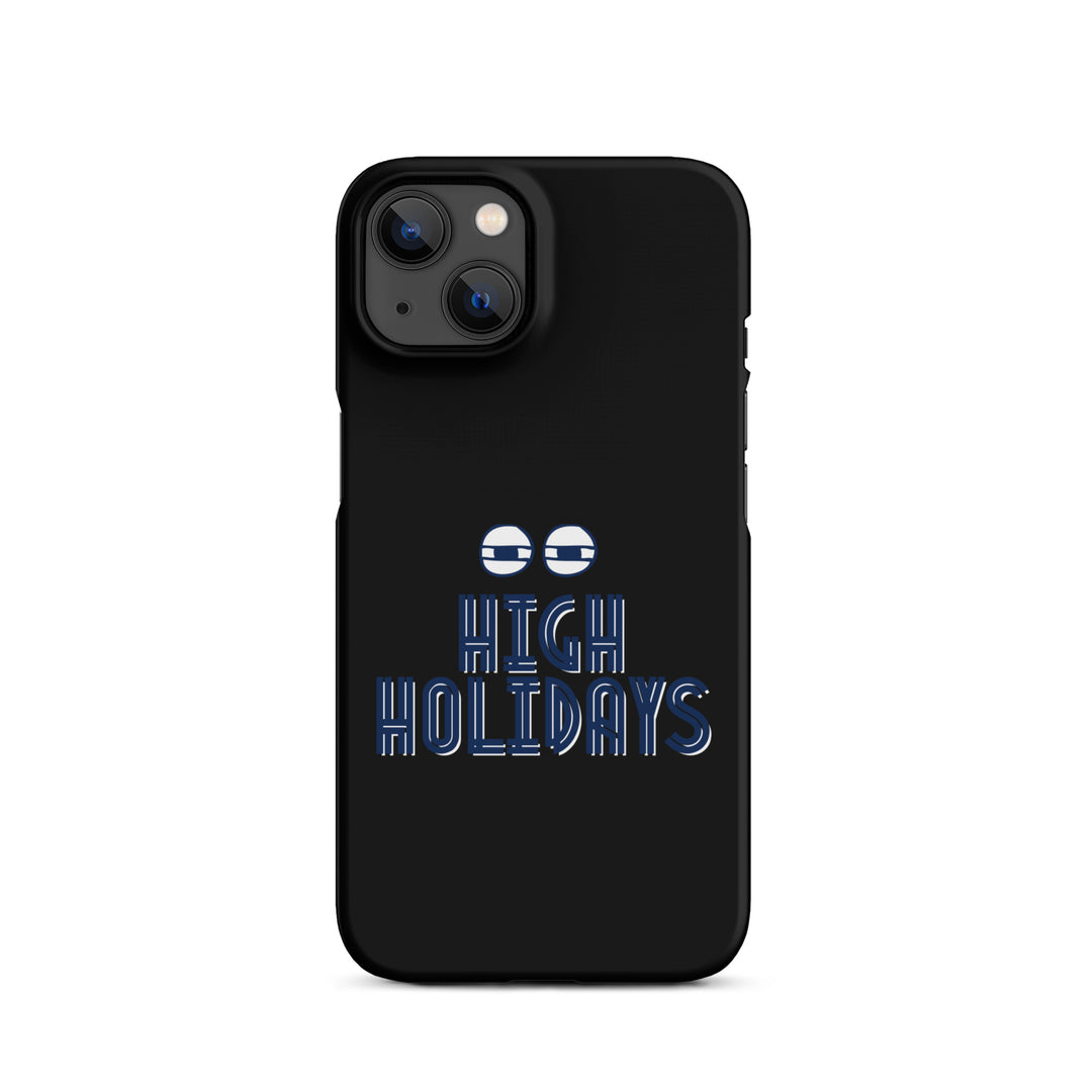 High Holidays Jewish pride snap phone case for iPhone 13, matte finish - front view