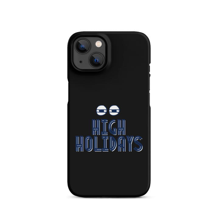 High Holidays Jewish pride snap phone case for iPhone 13, matte finish - front view
