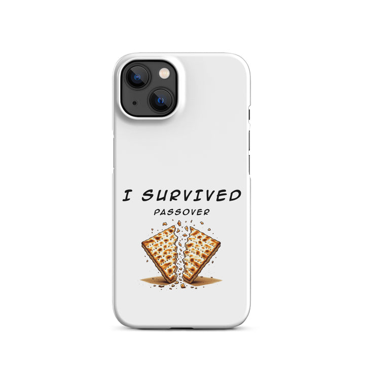 Passover Jewish pride snap phone case for iPhone 13, matte finish - front view