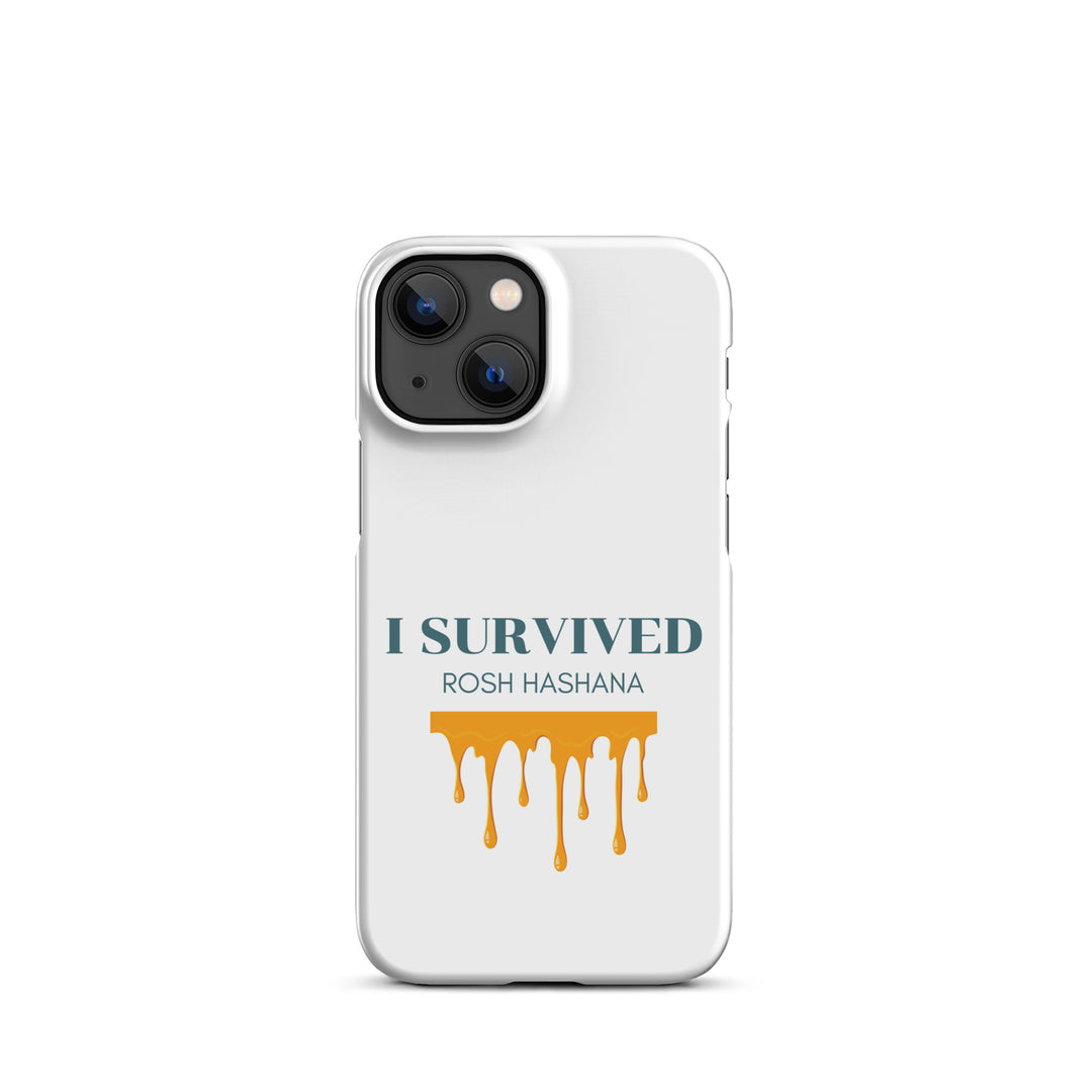 I Survived Rosh HaShana Jewish pride snap case for iphone® in Matte - front view