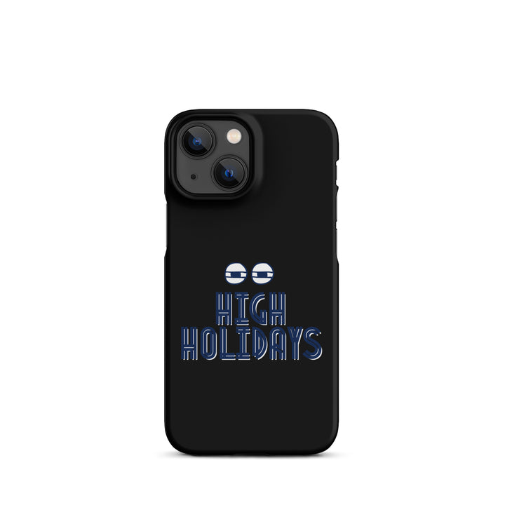 High Holidays Jewish pride snap phone case for iPhone 13 Mini, matte finish - front view