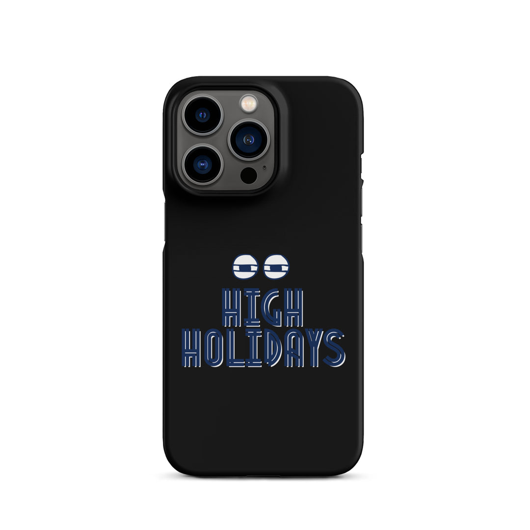 High Holidays Jewish pride snap phone case for iPhone 13 Pro, matte finish - front view