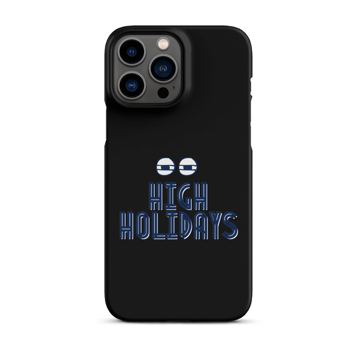 High Holidays Jewish pride snap phone case for iPhone 13 Pro Max, matte finish - front view
