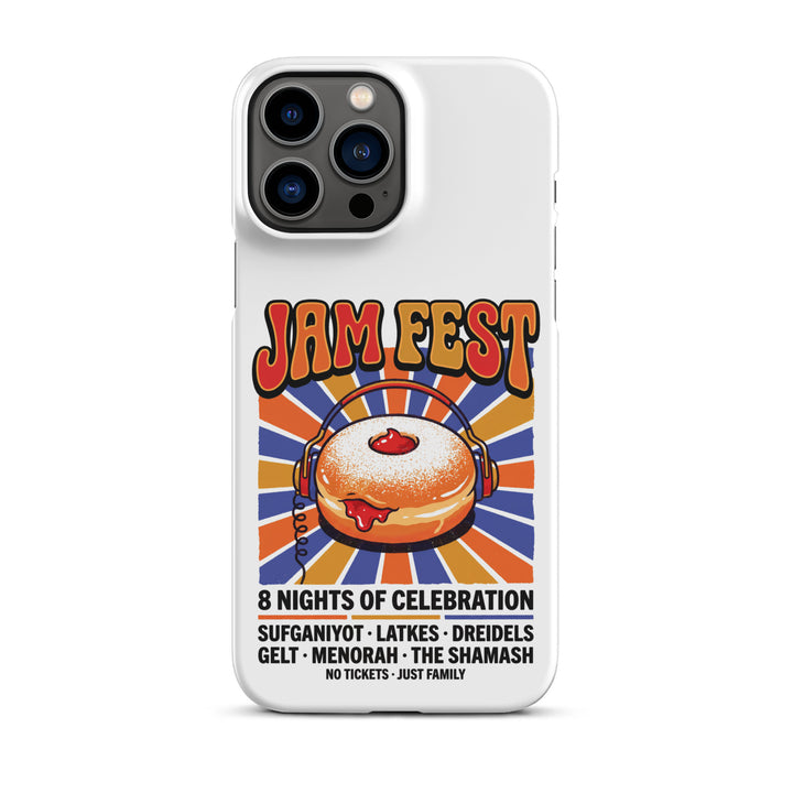 Jam Fest 8 Nights Jewish pride snap phone case for iPhone 13 Pro Max, matte finish - front view