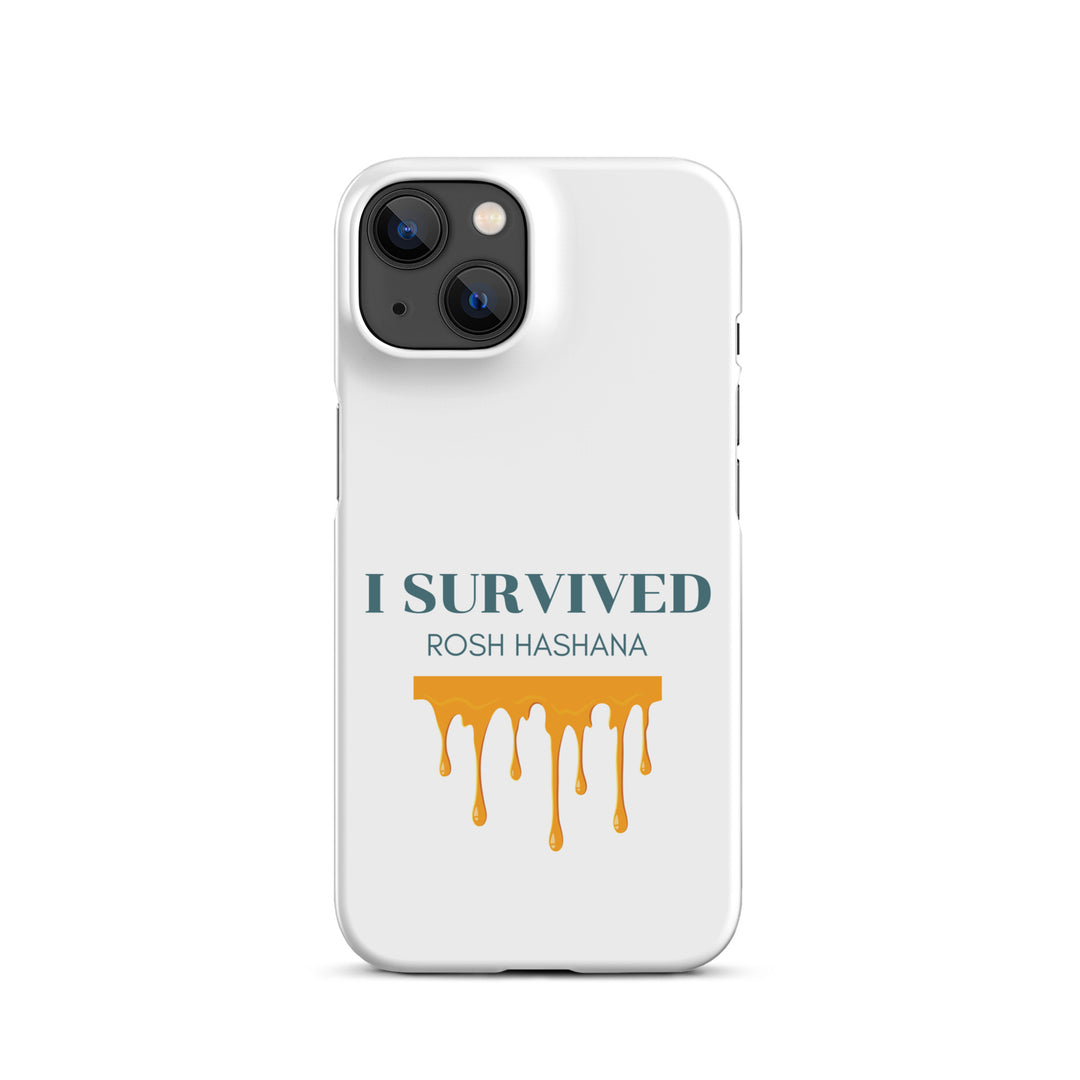 I Survived Rosh HaShana Jewish pride snap case for iphone® in Matte - front view