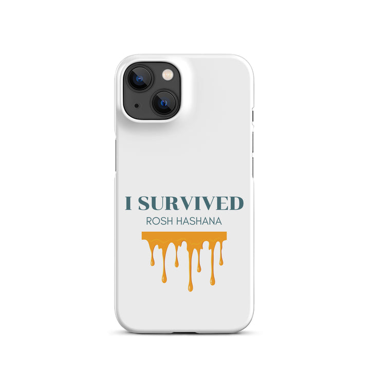 I Survived Rosh HaShana Jewish pride snap case for iphone® in Matte - front view
