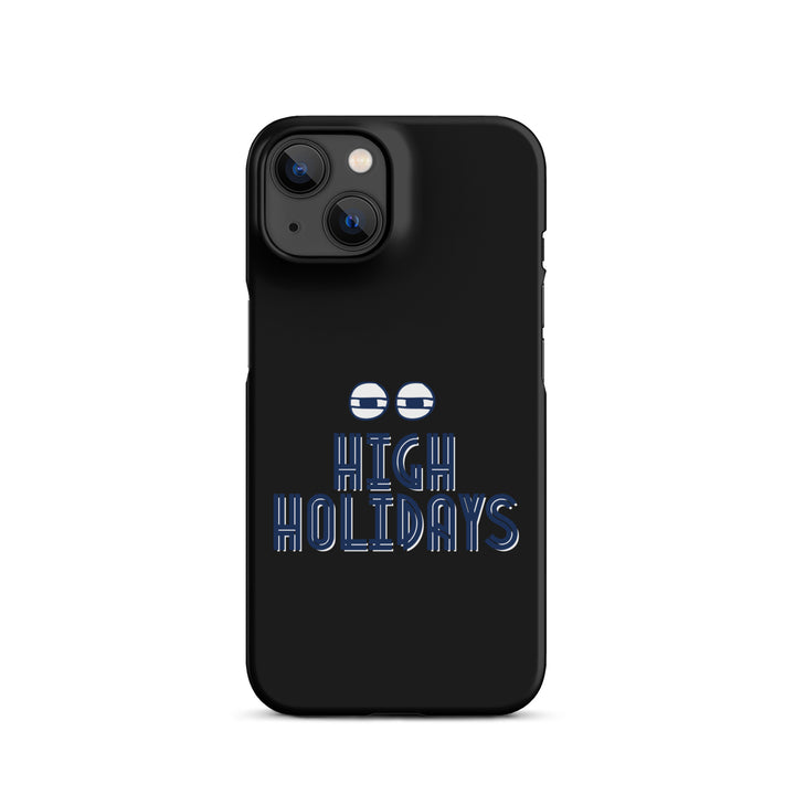 High Holidays Jewish pride snap phone case for iPhone 14, matte finish - front view