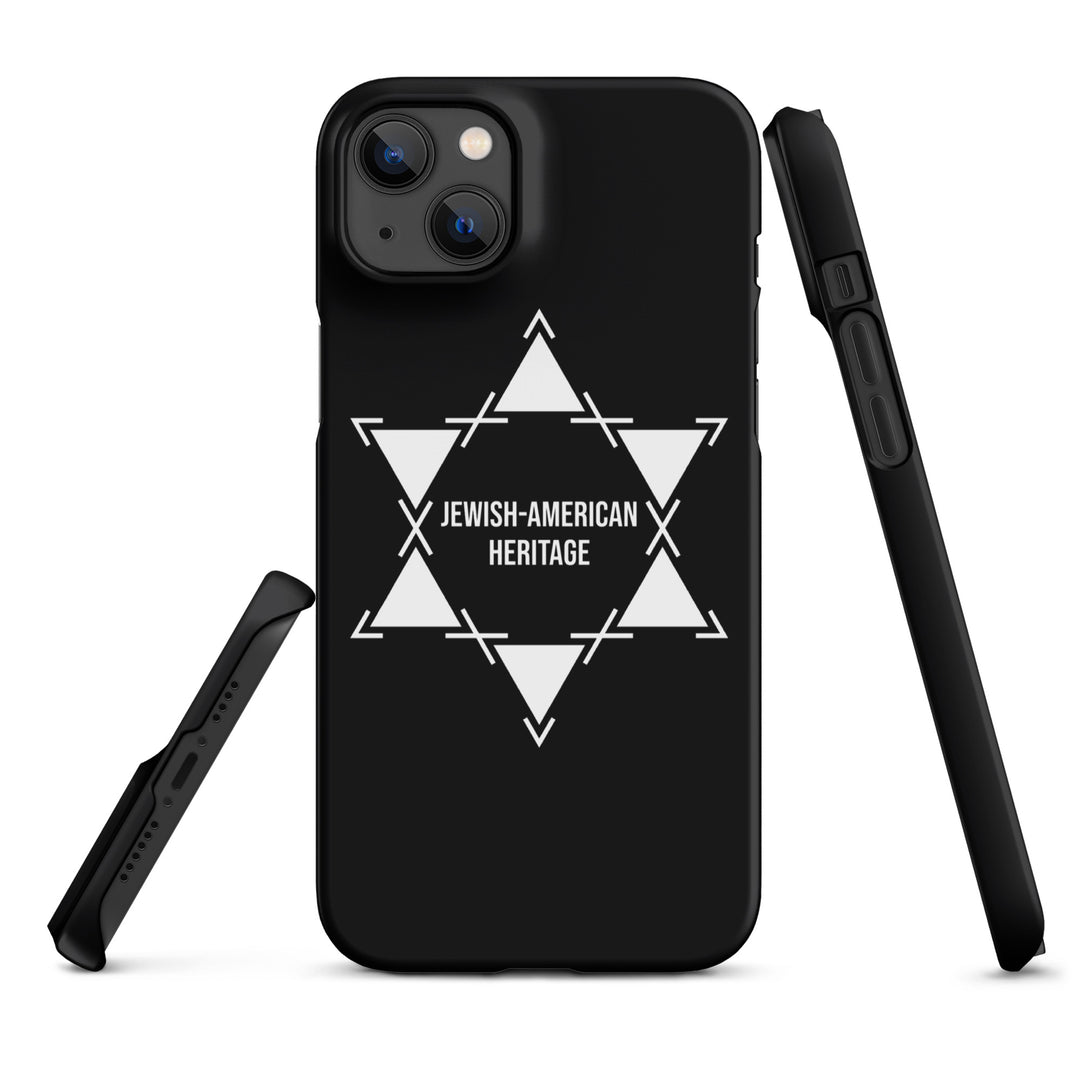 Jewish American Heritage Jewish pride snap case for iphone® in Matte - lifestyle shot
