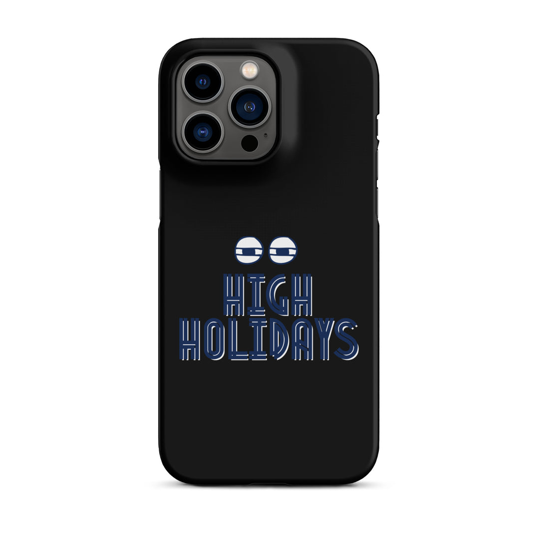 High Holidays Jewish pride snap phone case for iPhone 14 Pro Max, matte finish - front view