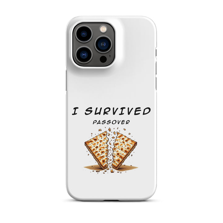 Passover Jewish pride snap phone case for iPhone 14 Pro Max, matte finish - front view