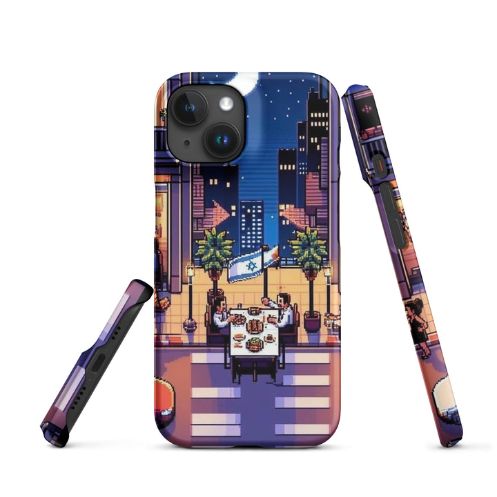 Snap Case for iPhone® | TLV Nightlife 16 Bit