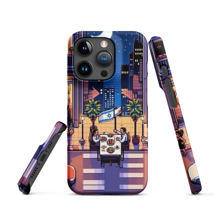 Snap Case for iPhone® | TLV Nightlife 16 Bit