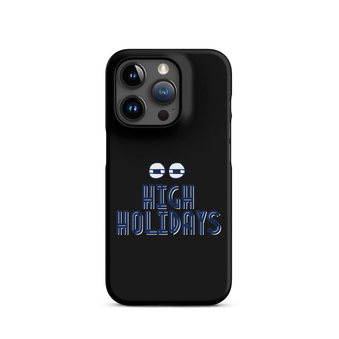 High Holidays Jewish pride snap phone case for iPhone 15 Pro, matte finish - front view