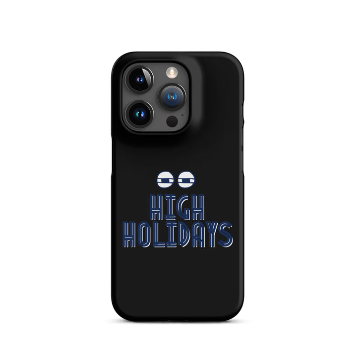 High Holidays Jewish pride snap phone case for iPhone 15 Pro, matte finish - front view