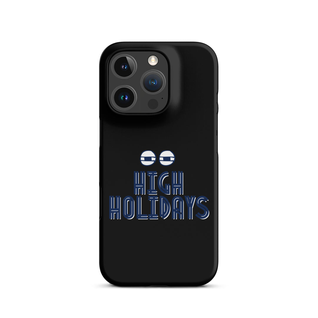 High Holidays Jewish pride snap phone case for iPhone 16 Pro, matte finish - front view