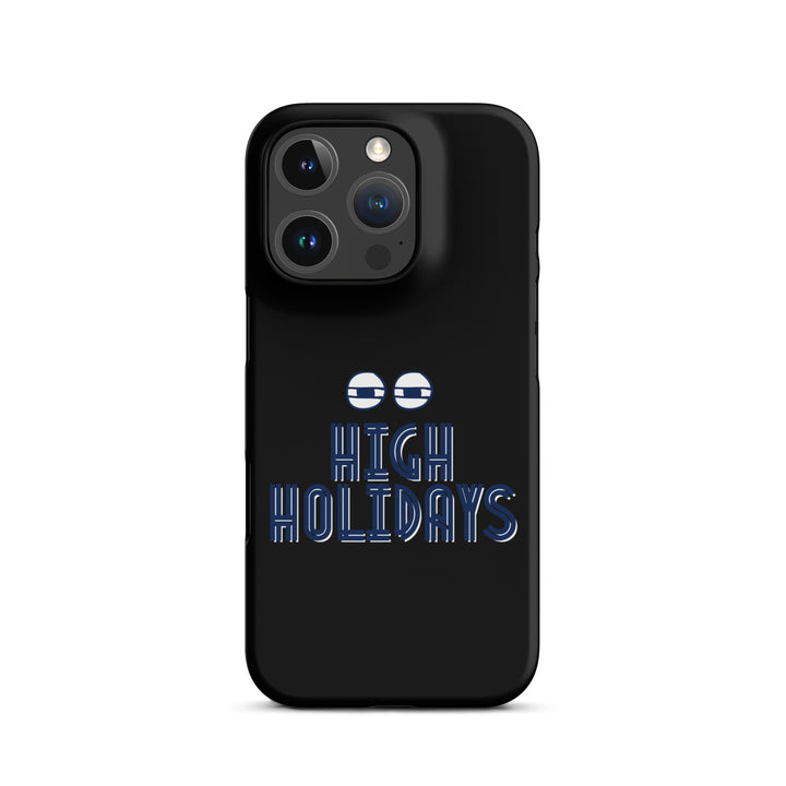 High Holidays Jewish pride snap phone case for iPhone 16 Pro, matte finish - front view