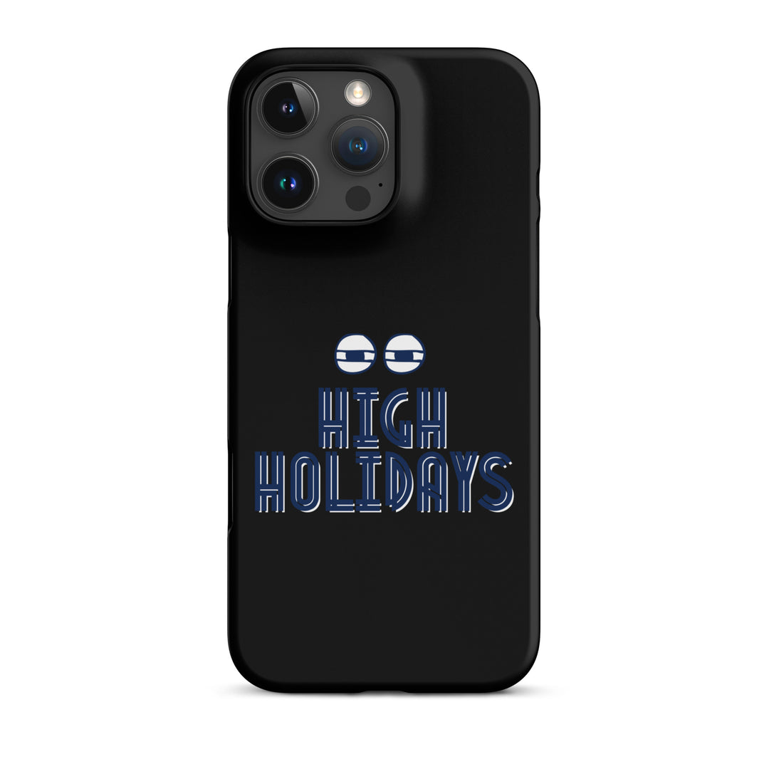 High Holidays Jewish pride snap phone case for iPhone 16 Pro Max, matte finish - front view