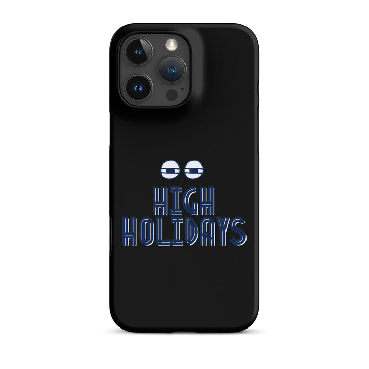 High Holidays Jewish pride snap phone case for iPhone 16 Pro Max, matte finish - front view