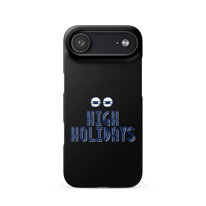 High Holidays Jewish pride snap phone case for iPhone 17 Air, matte finish - front view