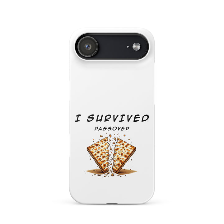 Passover Jewish pride snap phone case for iPhone 17 Air, matte finish - front view