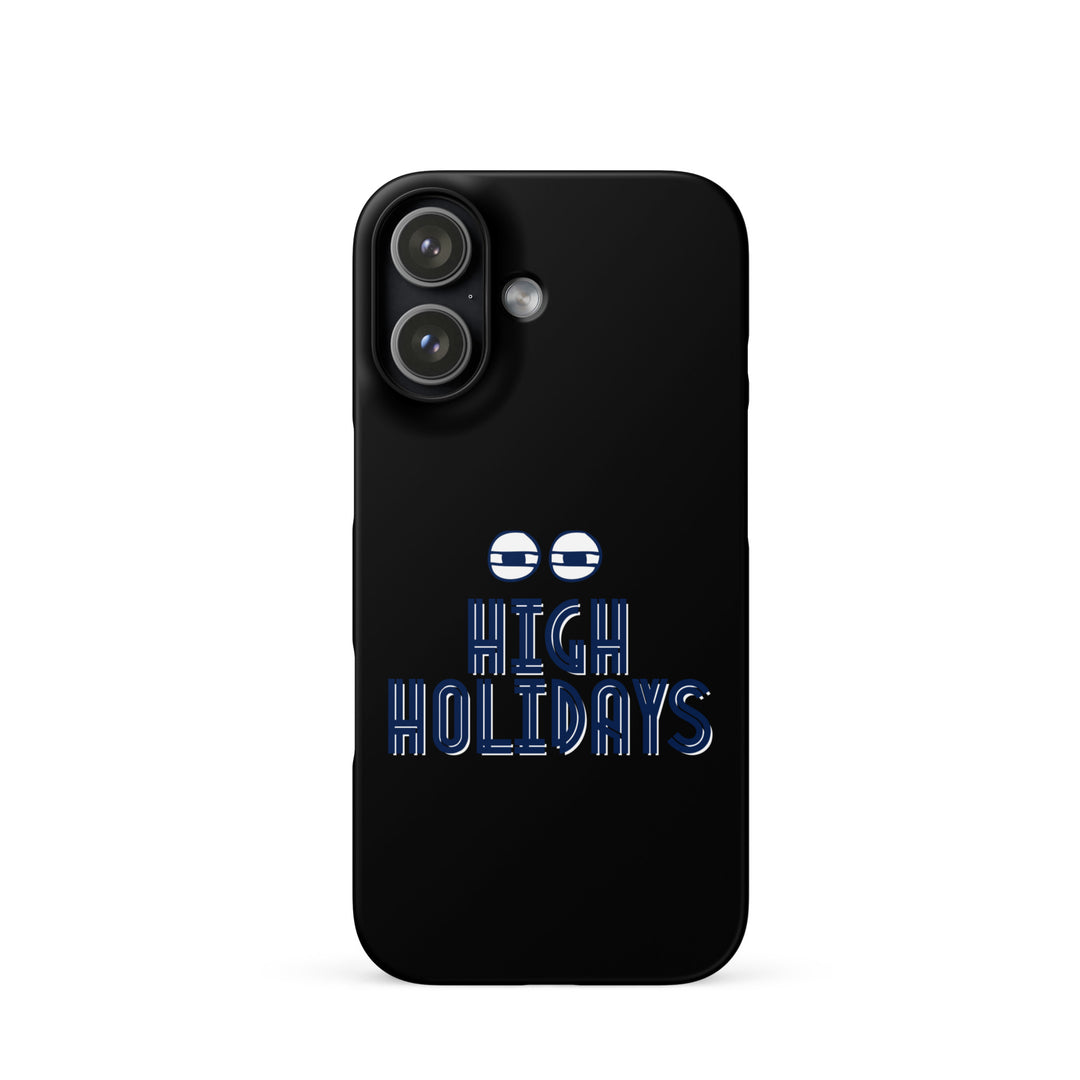 High Holidays Jewish pride snap phone case for iPhone 17, matte finish - front view