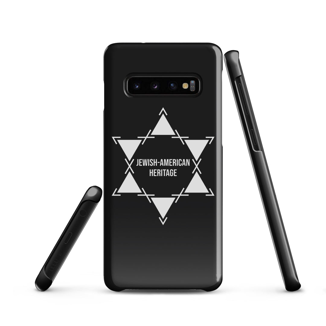 Jewish American Heritage Jewish pride snap case for samsung® in Glossy - back view