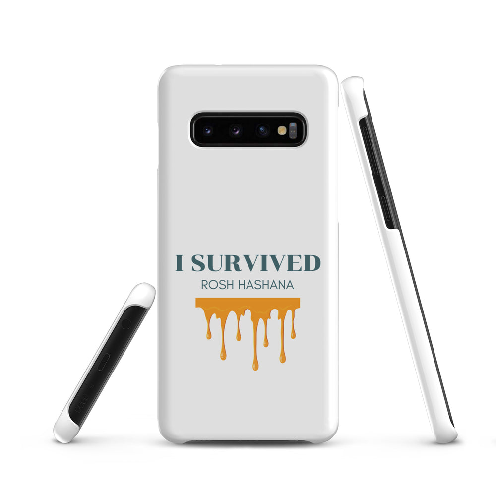 I Survived Rosh HaShana Jewish pride snap case for samsung® in Glossy - back view