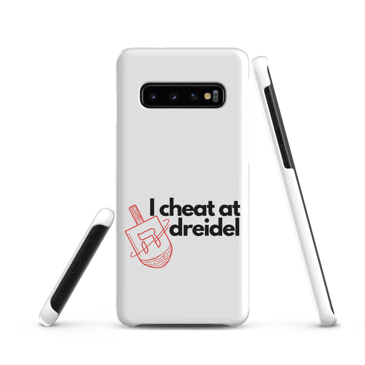 I Cheat At Dreidel Jewish pride snap case for samsung® in Glossy - back view