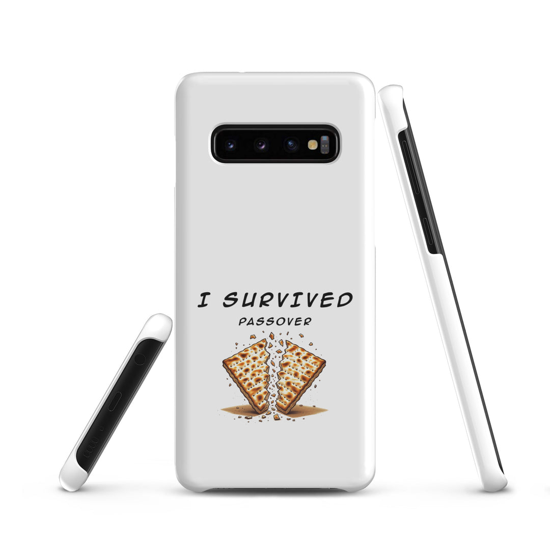 Passover Jewish pride snap phone case for Samsung Galaxy S10, glossy finish - front view
