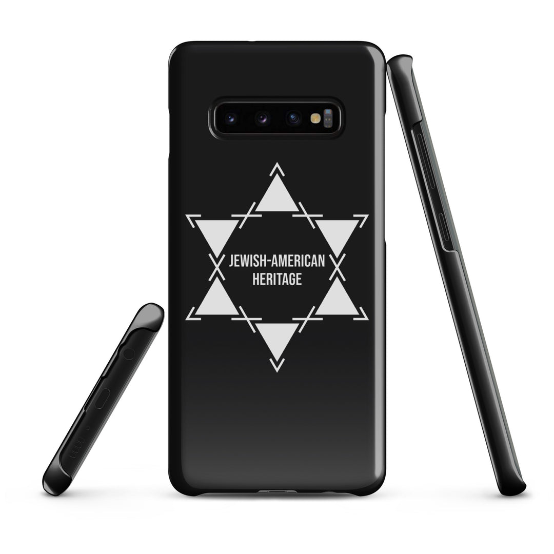 Jewish American Heritage Jewish pride snap case for samsung® in Glossy - lifestyle shot