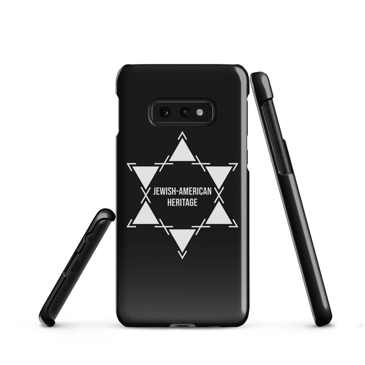Jewish American Heritage Jewish pride snap case for samsung® in Glossy - close-up