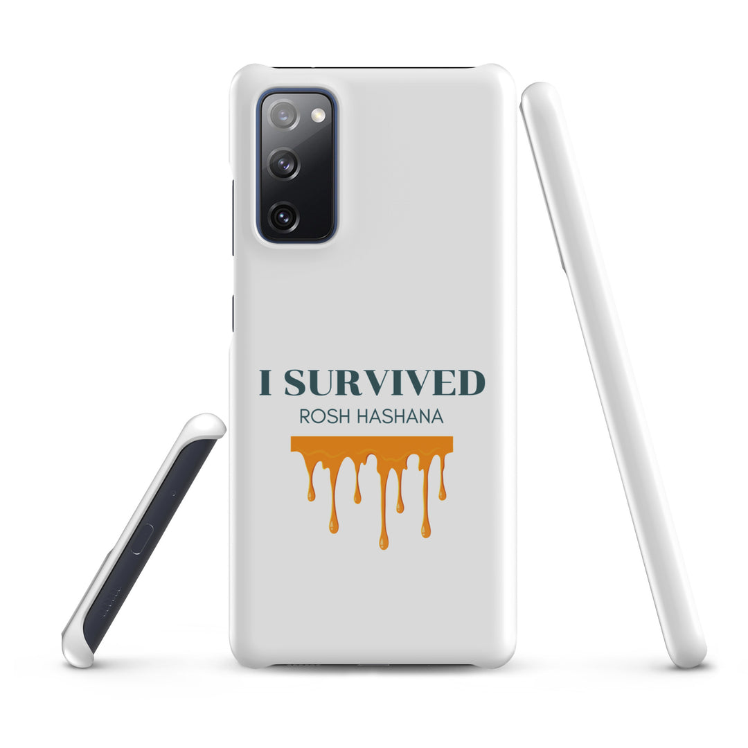 I Survived Rosh HaShana Jewish pride snap case for samsung® in Glossy - back view