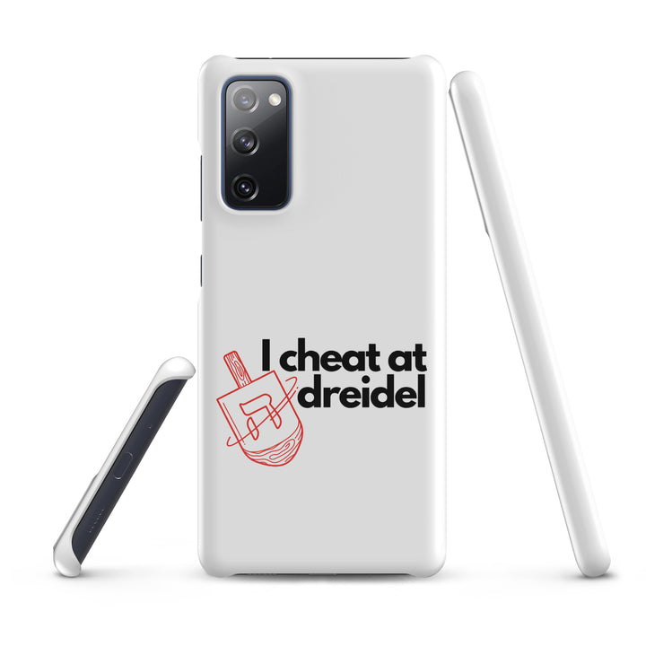 I Cheat At Dreidel Jewish pride snap case for samsung® in Glossy - back view