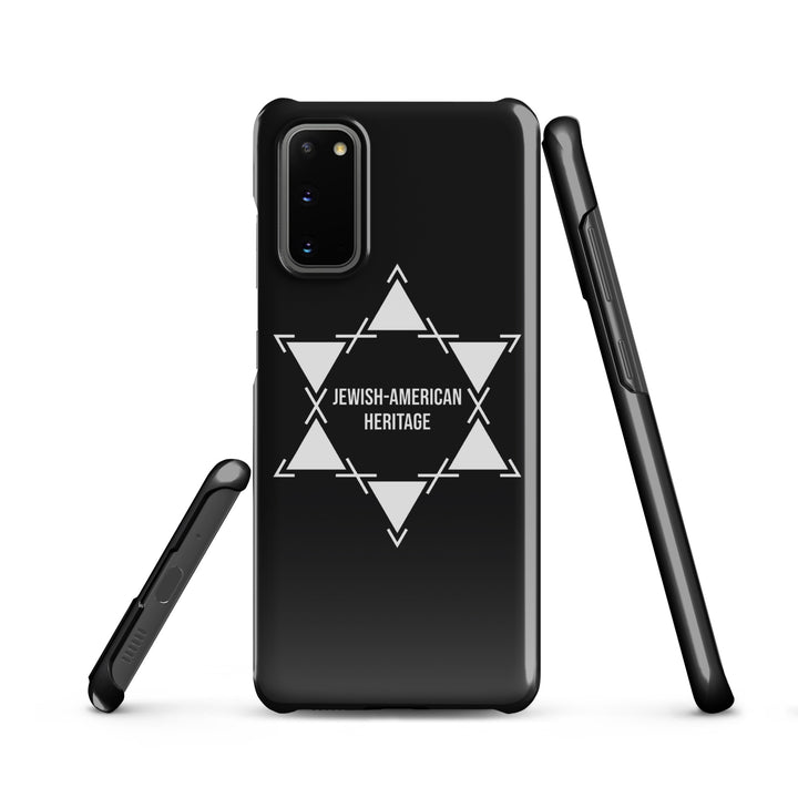 Jewish American Heritage Jewish pride snap case for samsung® in Glossy - folded view