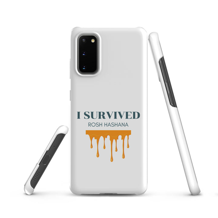 I Survived Rosh HaShana Jewish pride snap case for samsung® in Glossy - folded view