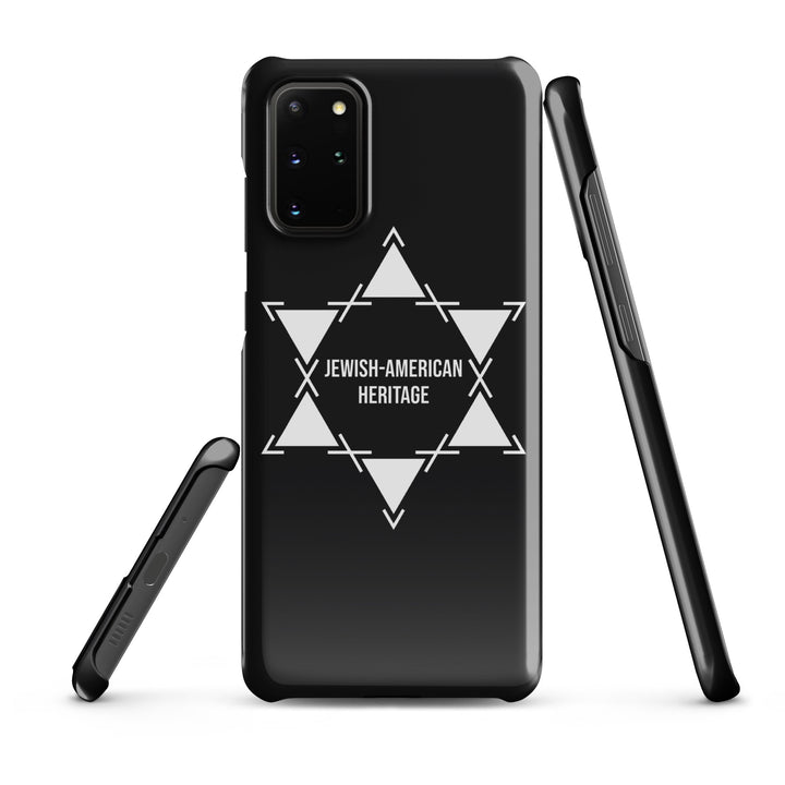 Jewish American Heritage Jewish pride snap case for samsung® in Glossy - close-up