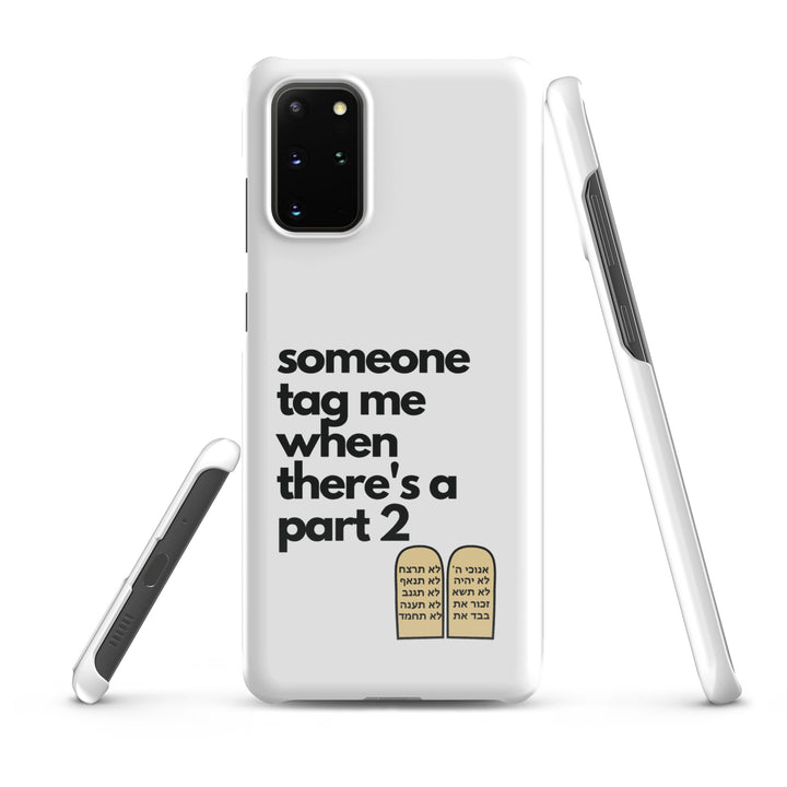 Someone Tag Me Jewish pride snap case for samsung® in Glossy - close-up