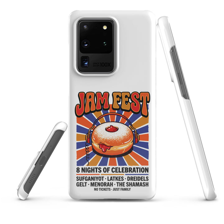 Jam Fest 8 Nights Jewish pride snap phone case for Samsung Galaxy S20 Ultra, glossy finish - front view