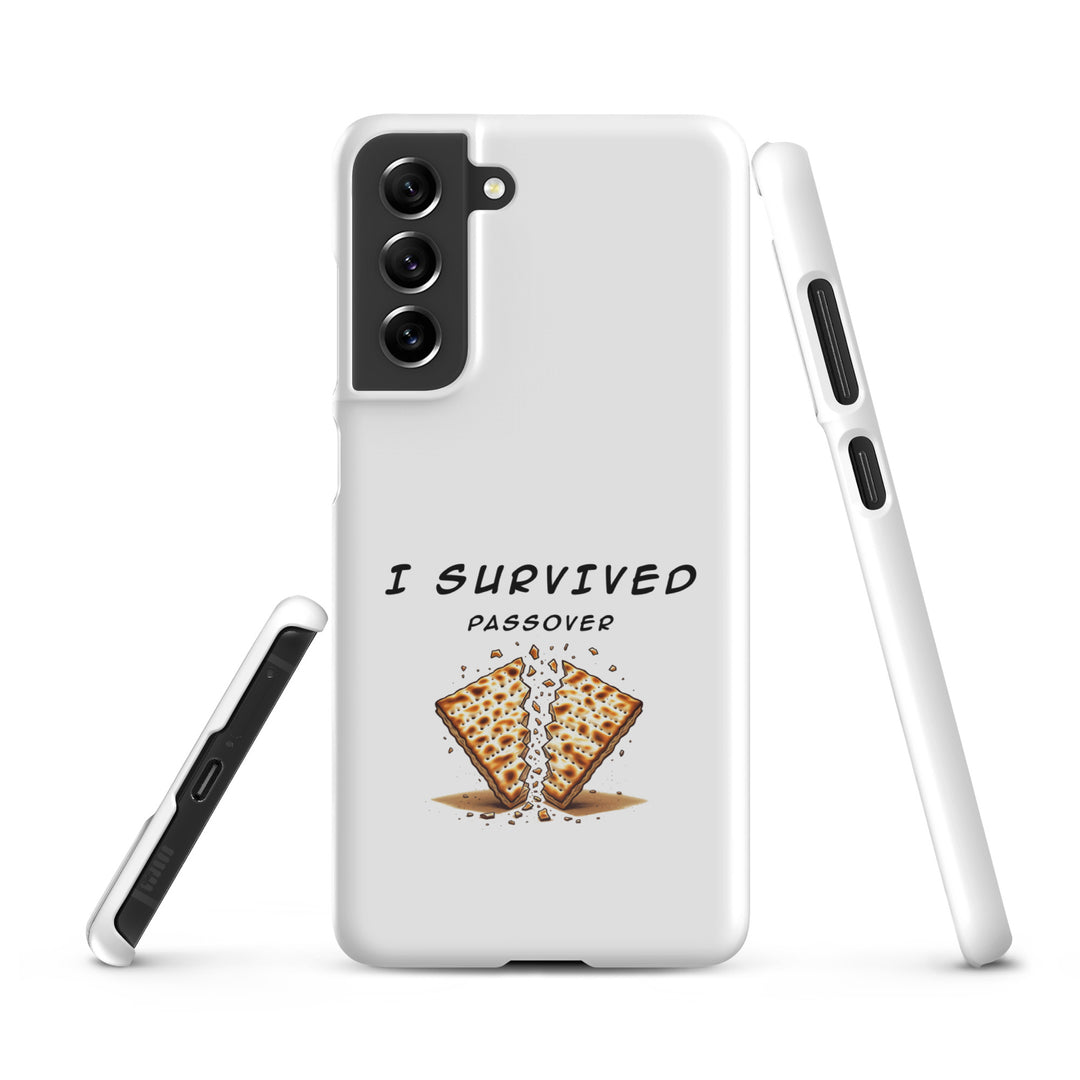 Passover Jewish pride snap phone case for Samsung Galaxy S21 Fe, glossy finish - front view