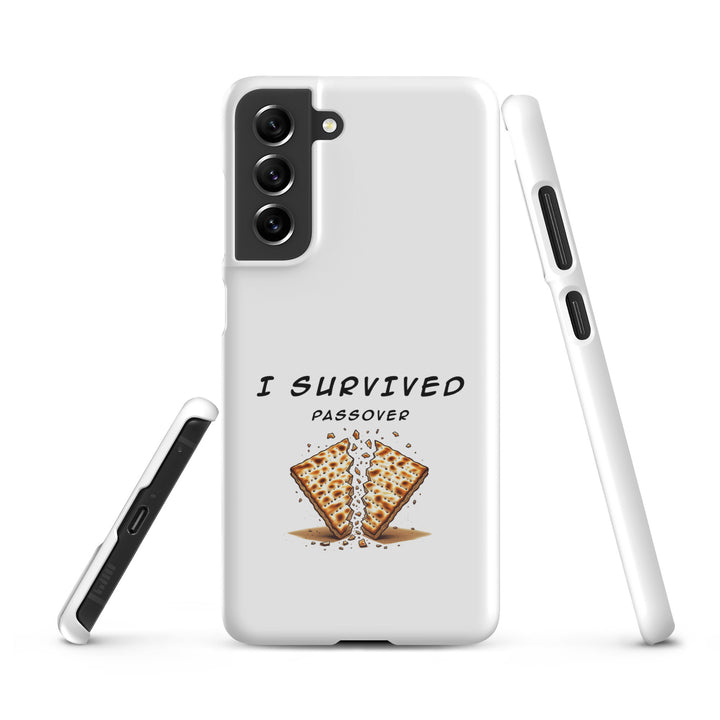 Passover Jewish pride snap phone case for Samsung Galaxy S21 Fe, glossy finish - front view