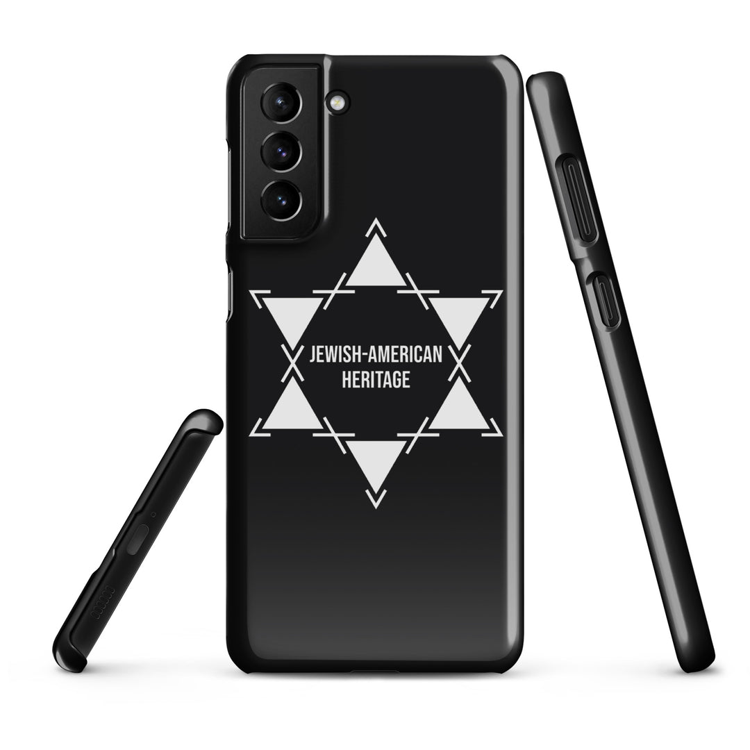 Jewish American Heritage Jewish pride snap case for samsung® in Glossy - back view