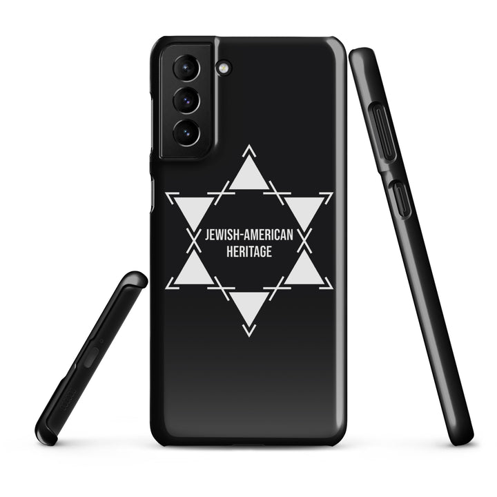Jewish American Heritage Jewish pride snap case for samsung® in Glossy - back view