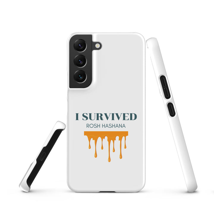 I Survived Rosh HaShana Jewish pride snap case for samsung® in Glossy - folded view