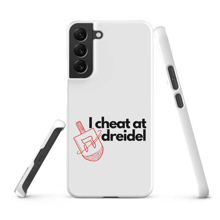 I Cheat At Dreidel Jewish pride snap case for samsung® in Glossy - back view