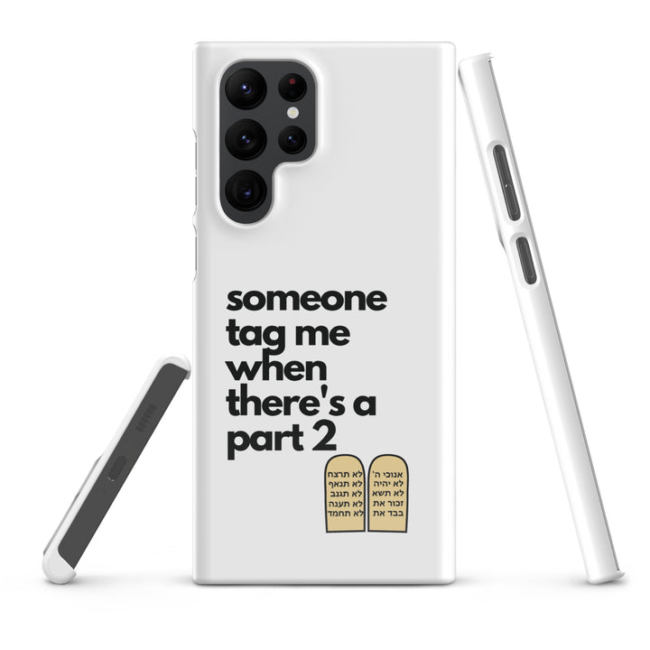 Someone Tag Me Jewish pride snap case for samsung® in Glossy - close-up