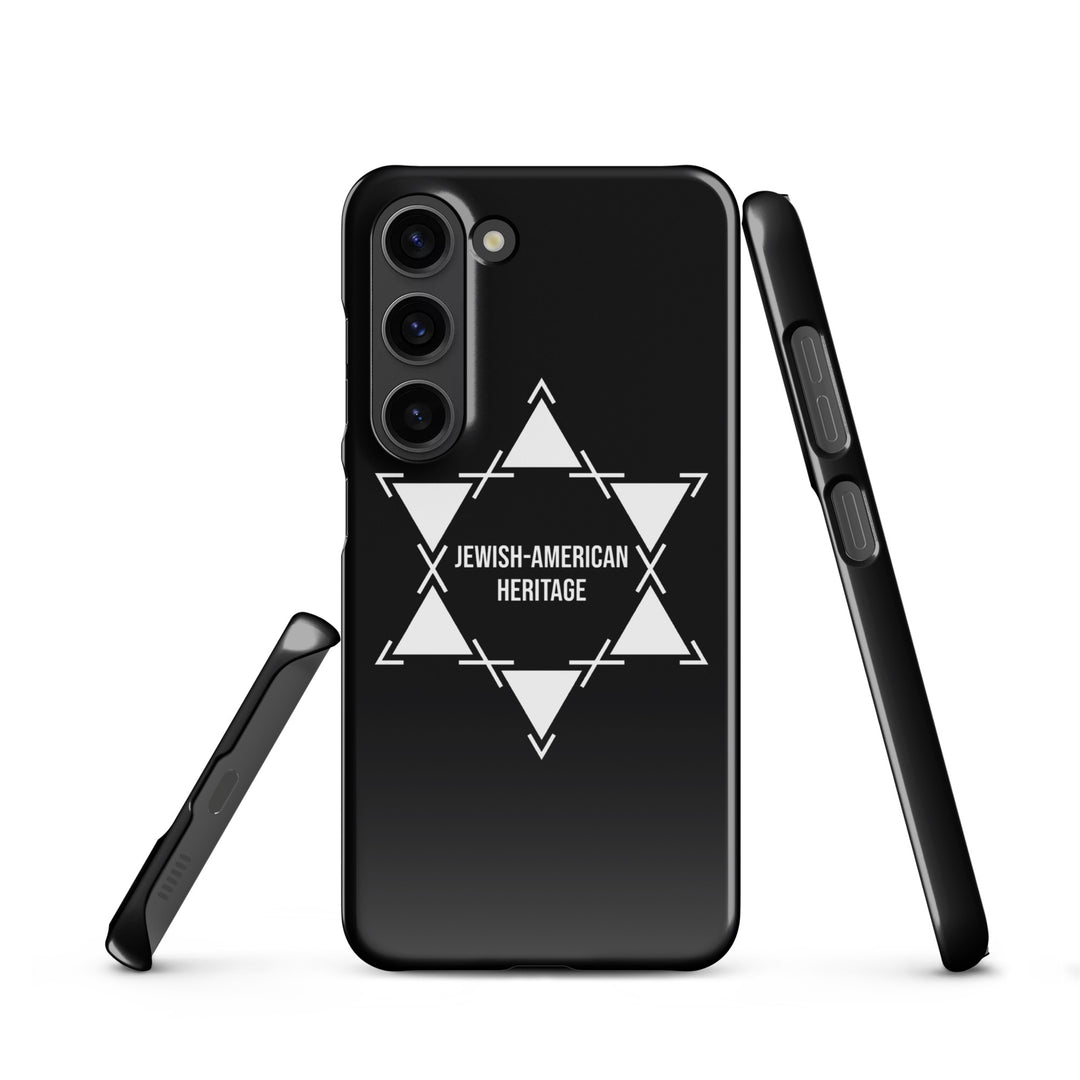 Jewish American Heritage Jewish pride snap case for samsung® in Glossy - lifestyle shot